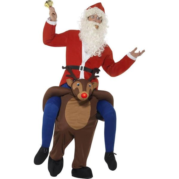Smiffys - Costume Di Natale A Cavalluccio SM2848 (Taglia Unica) (Marrone)-image