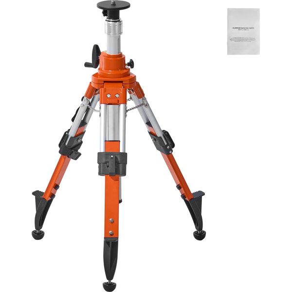 Succebuy Treppiede Con Livella Laser, Attacco Filettato 5/8"-11, Altezza Regolabile Da 27,16 A 67,71 Pollici, Treppiede In Alluminio Con Livella A Bolla, Piedini Antiscivolo Per L'edilizia, La Progettazione Di Interni, Il Rilievo"-image