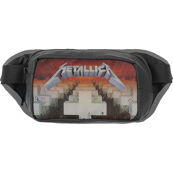 Metallica - Borsa A Tracolla "Master Of Puppets"", Logo RO13714 (Taglia Unica) (Grigio/Nero)"-image