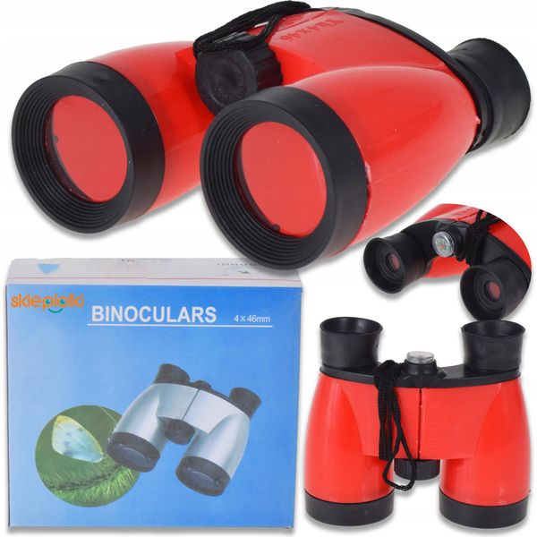 Lolex | Binocolo Giocattolo 4X46 - Bambini Con Bussola - Sicuro E Robusto - Ideale Per Le Avventure-image