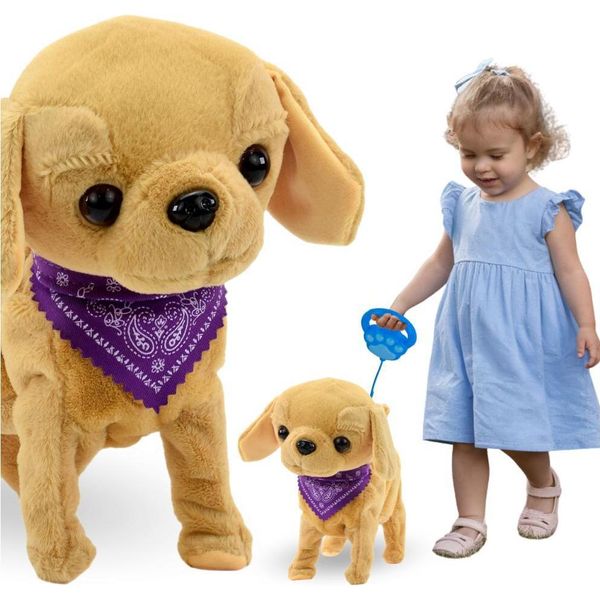 Lolex | Cane Interattivo - Con Guinzaglio - 30 Cm - Giocattolo Educativo - Movimenti Realistici - Per Bambini Dai 3 Anni In Su-image
