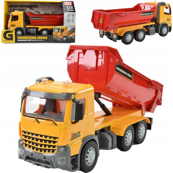 Lolex | Camion Giocattolo - 1:12 - Multicolore - Giocattolo Creativo - Design Realistico - Comando Manuale-image