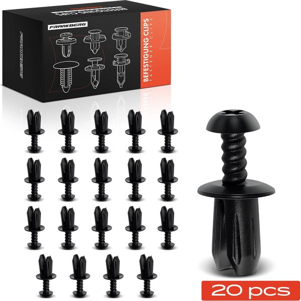 Frankberg 20X Clip Di Fissaggio Cofano Bagagliaio Per Bmw E81 E87 F20 F21 E36 E46 E90 Mini R50-image