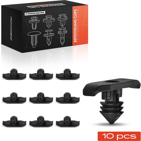 Frankberg 10X Clip Di Fissaggio Guarnizione Cofano Per Vw Golf Iii Audi A4 Q5 Seat Skoda-image
