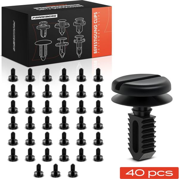 Frankberg 40X Clip Di Fissaggio Bagagliaio Per Bmw Serie 3 E30 E36 E93 Serie 5 E60 Serie 7 E32-image