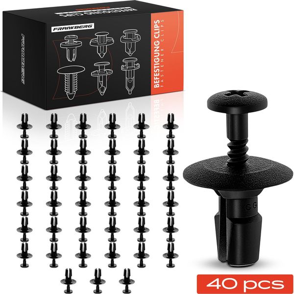 Frankberg 40X Clip Di Montaggio Del Cofano Per Bmw Serie 5 E39 520-540 X5 E53 3.0L-4.8L-image