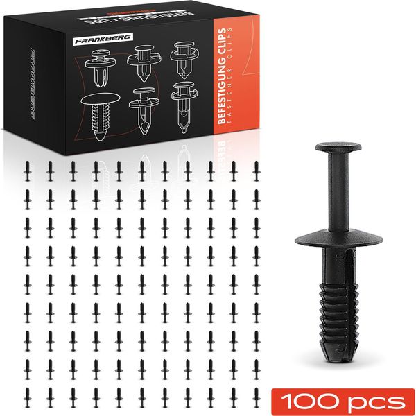 Frankberg 100X Clip Di Fissaggio Paraurti Per Bmw E30 E34 E36 E38 E39 E46 E60 E53-image
