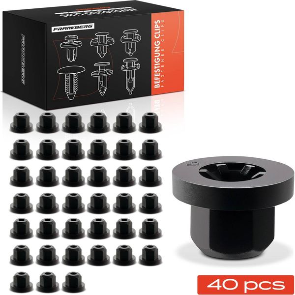 Frankberg 40X Clip Di Fissaggio Passaruota Per Bmw E90 E91 E92 E46 E93 E39 E60 E61 E34-image