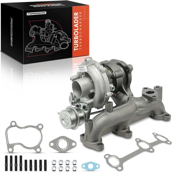 Frankberg 1X Turbocompressore Collettore Di Scarico Per Vw Polo Audi A2 Seat Cordoba Ibiza Iii Skoda Fabia I Combi-image