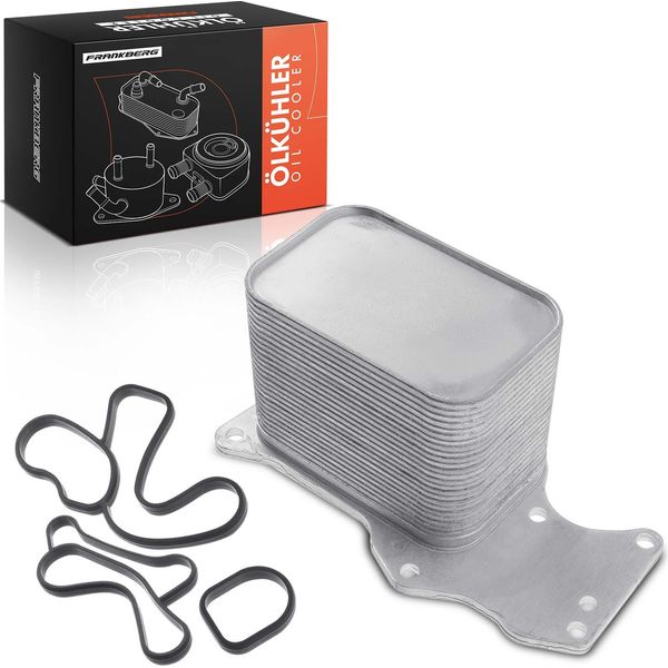 Frankberg 1X Radiatore Olio Motore Per Bmw Serie 1 F20 F21 Serie 3 F30 F80 Serie 5 F10 F18 X3 F25 X5 F15 F85-image