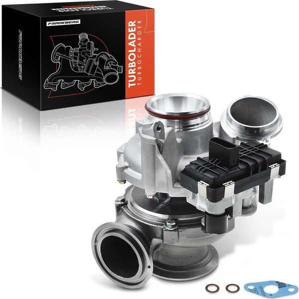 Frankberg 1X Turbocompressore Per Bmw F33 F83 F32 F82 F36 F10 F07 F11 F01 F02 F03 F04 F25 F26 E70 F15 F85 F16 F86-image
