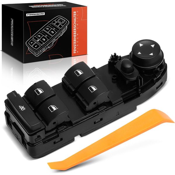 Frankberg 1X Interruttore Alzacristalli Elettrici Lato Guida Per Bmw Serie 1 E87 Serie 3 E90 E91-image