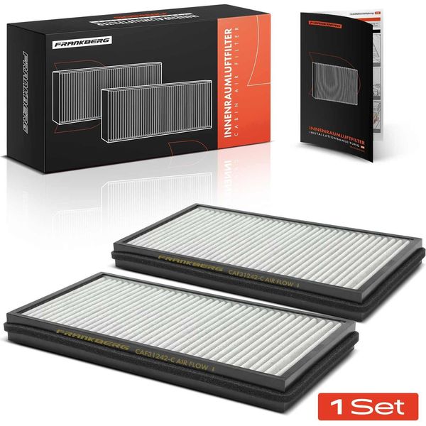 Frankberg 2X Filtro Aria Cabina Carbone Attivo Per Bmw Serie 7 E65 E66 E67 730-760 Alpina B7 Rolls-image