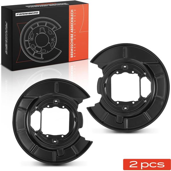 Frankberg 2X Piastra Di Ancoraggio Disco Freno Asse Posteriore Entrambi I Lati Per Bmw Serie 5 Touring E39 2.0L 2.2L 2.5L 1997-2004-image