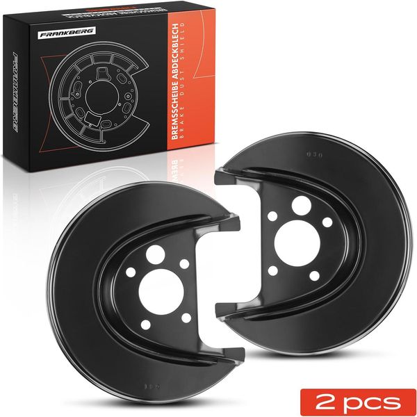 Frankberg 2X Piastra Di Ancoraggio Disco Freno Asse Posteriore Entrambi I Lati Per Vw Golf 4 Audi A3 Seat Skoda Octavia-image