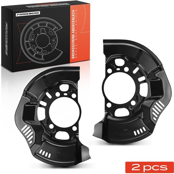 Frankberg 2X Piastra Di Ancoraggio Disco Freno Asse Anteriore Entrambi I Lati Per Toyota Auris Corolla Notchback E15 2006-2014-image
