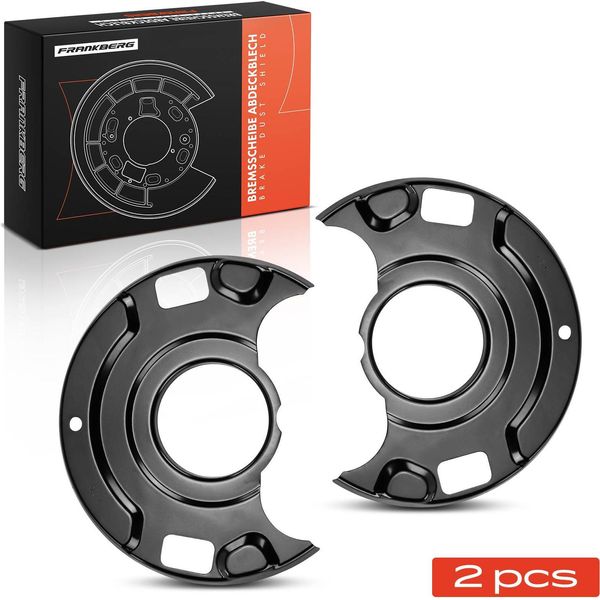 Frankberg 2X Piastra Di Ancoraggio Disco Freno Asse Anteriore Entrambi I Lati Per Nissan Primera Hatchback P11 P10 1990-2002-image