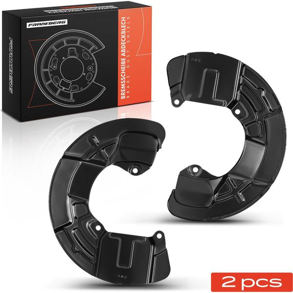 Frankberg 2X Piastra Di Ancoraggio Disco Freno Asse Anteriore Entrambi I Lati Per Volvo S60 384 S80 184 V70 285 P80 XC70 XC90-image