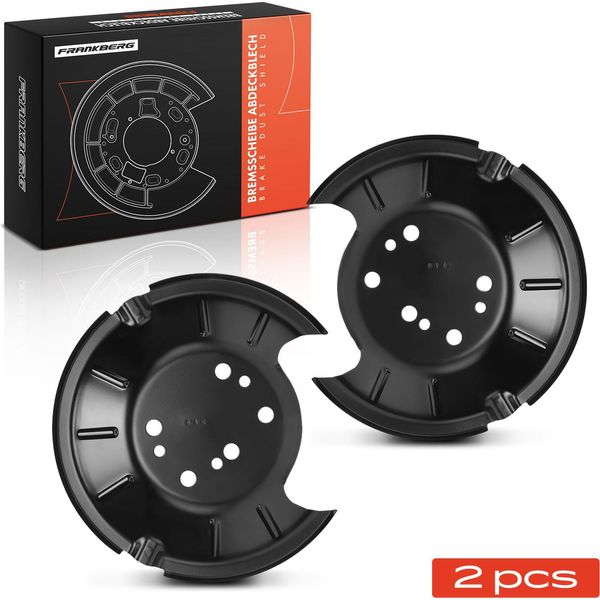 Frankberg 2X Piastra Di Ancoraggio Disco Freno Asse Posteriore Entrambi I Lati Per Ford Fiesta Vi CB1 Ccn 1.6L 2013-2017-image