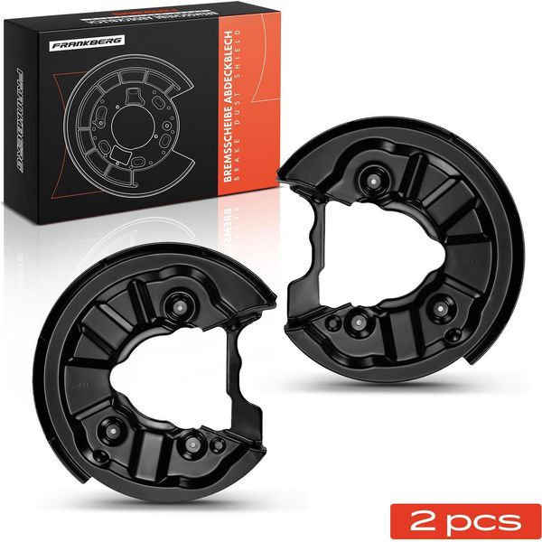 Frankberg 2X Piastra Di Ancoraggio Disco Freno Asse Posteriore Entrambi I Lati Per Vw Golf Passat Tiguan Audi A3 8V Seat Leon-image