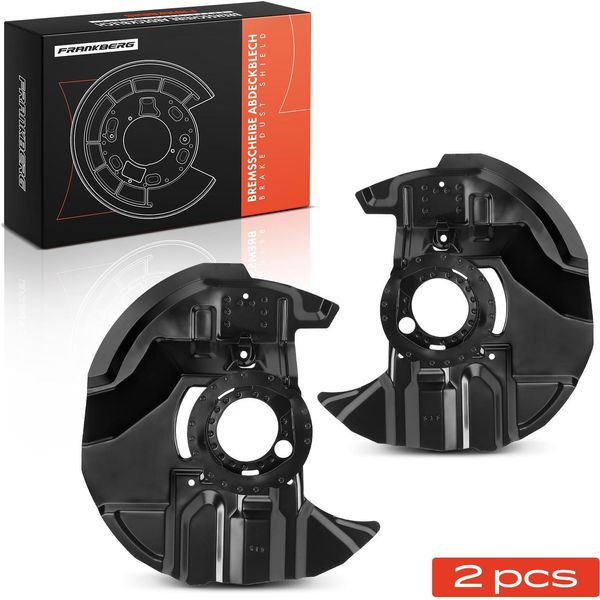 Frankberg 2X Piastra Di Ancoraggio Disco Freno Asse Anteriore Entrambi I Lati Per Bmw E46 330D 330I 325I 330Xd Z4 E85 E86-image