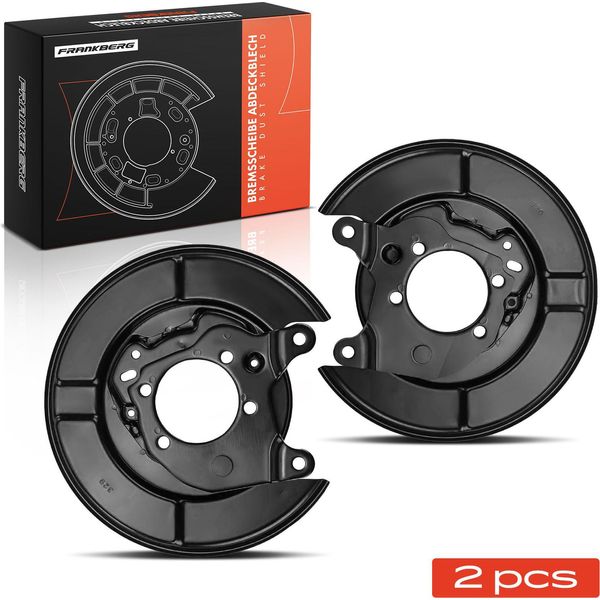 Frankberg 2X Piastra Di Ancoraggio Disco Freno Asse Posteriore Entrambi I Lati Per Nissan Qashqai +2 I X-Trail Juke-image