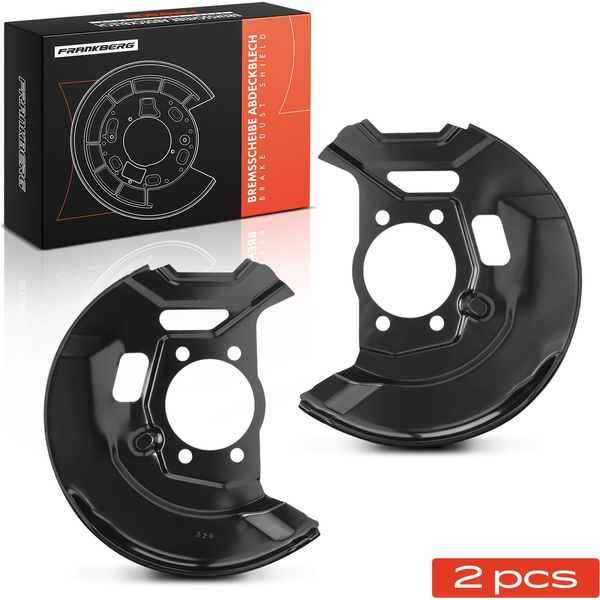 Frankberg 2X Piastra Di Ancoraggio Disco Freno Assale Anteriore Entrambi I Lati Per Nissan Qashqai 2 J11 Renault Kadjar Ha-image