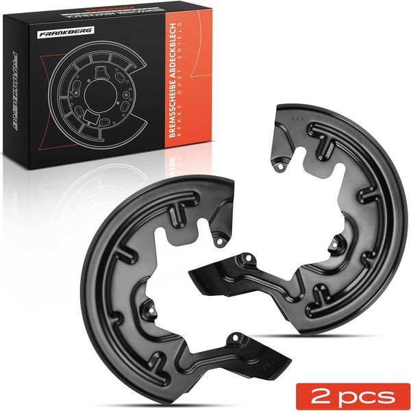 Frankberg 2X Piastra Di Ancoraggio Disco Freno Asse Anteriore Entrambi I Lati Per Renault Megane Ii Coupé-Cabriolet Estate Notchback-image