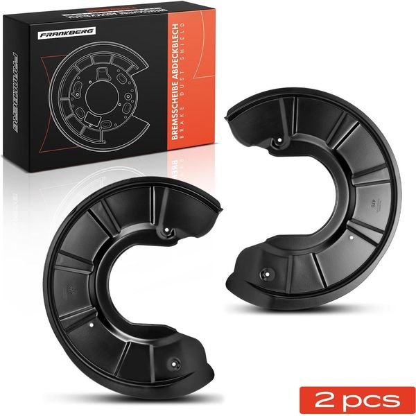 Frankberg 2X Piastra Di Ancoraggio Disco Freno Asse Anteriore Entrambi I Lati Per Tesla Model S 5YJS Model X 5YJX 60D P90D-image