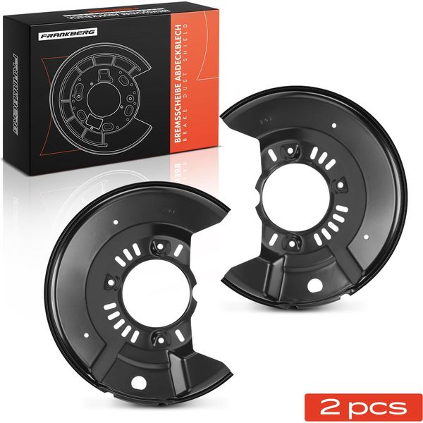 Frankberg 2X Piastra Di Ancoraggio Disco Freno Asse Anteriore Entrambi I Lati Per Toyota Yaris P1 Yaris Verso P2 1999-2005-image