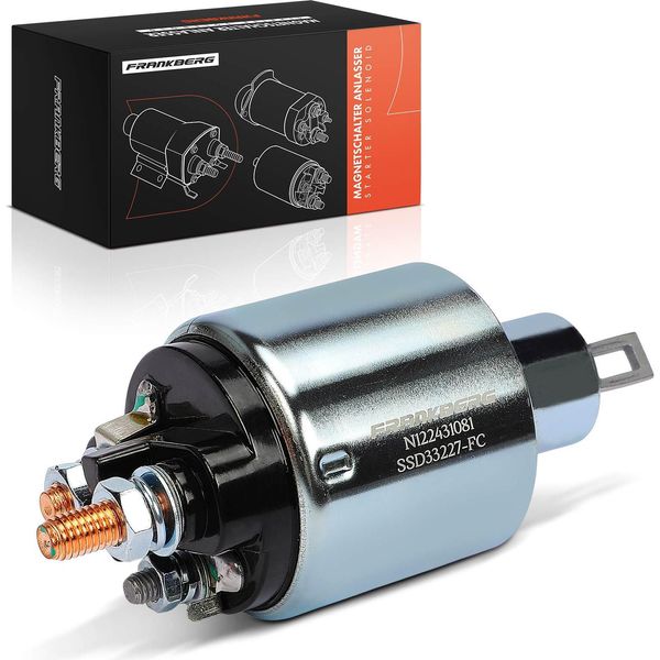 Frankberg 1X Interruttore Solenoide Avviamento Per Fiat Fiorino Pick-Up Punto Palio Strada Pick-Up 1.7L-image