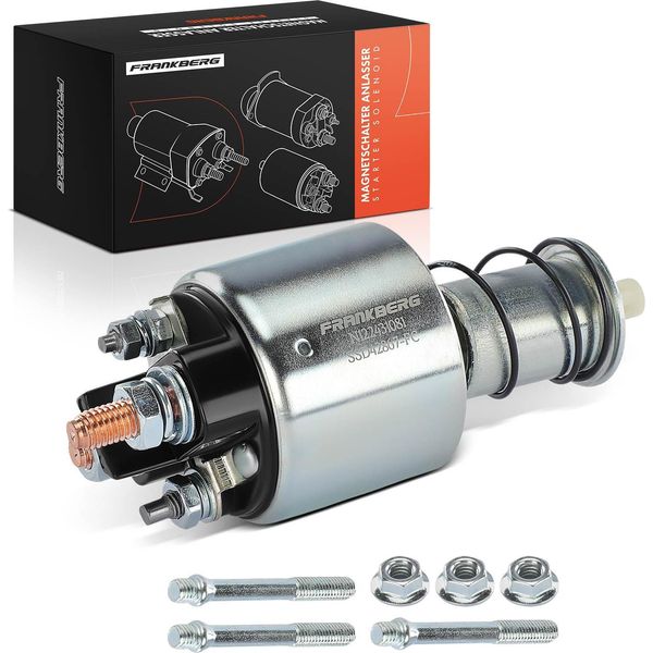 Frankberg 1X Interruttore Solenoide Di Avviamento Per Bmw Serie 3 E30 E36 E46 Serie 5 E34 E39 E60 E61 Serie 7 X3 Z3 Z4-image