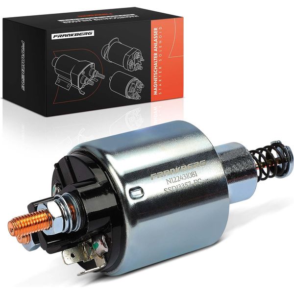 Frankberg 1X Interruttore Solenoide Di Avviamento Per Vw Transporter 3 Furgone/Telaio-image