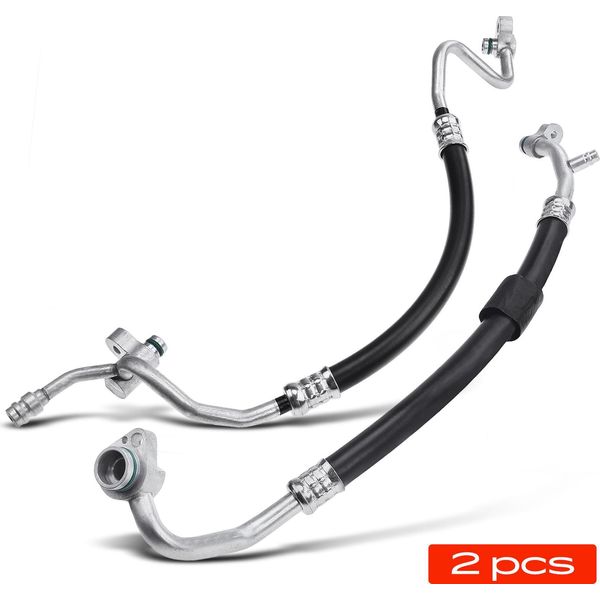 Frankberg 1X Linea Aria Condizionata Bassa Pressione+1X Linea Aria Condizionata Alta Pressione Per Bmw F07 F10 F11 F12 F13-image