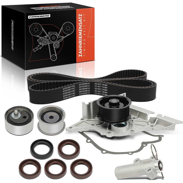 Frankberg 1X Cinghia Di Distribuzione Set Cinghia Di Distribuzione Pompa Dell'acqua Per Vw Passat 3B2 Audi A4 8D2 A6 4B2 4B5-image