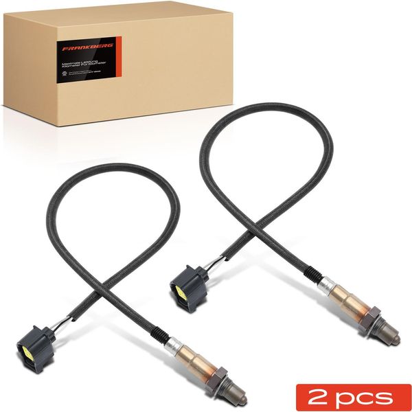 Frankberg 2X Sonda Lambda Sensore Di Controllo/Sensore Diagnostico Prima/Dopo Il Catalizzatore Per Mercedes-Benz W203 W204 S203 Jeep Dodge-image