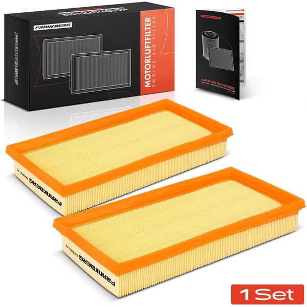 Frankberg 2X Elemento Filtrante Aria Per Vw Golf V Polo Seat Ibiza Iii Cordoba Skoda Fabia Roomster-image