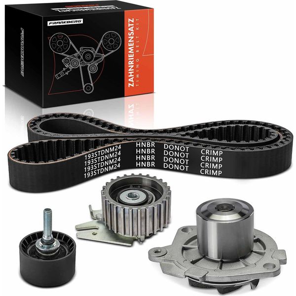 Frankberg 1X Set Cinghia Di Distribuzione Cinghia Di Distribuzione Pompa Acqua Per Fiat Doblo Punto 188 Strada 178 278-image