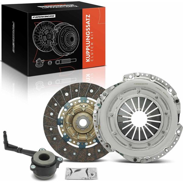 Kit Frizione Frankberg 1X Per Audi A3 Sportback Vw Maggiolino Cabriolet Golf Vi Variant Jetta Iv Passat Cc 2.0L-image