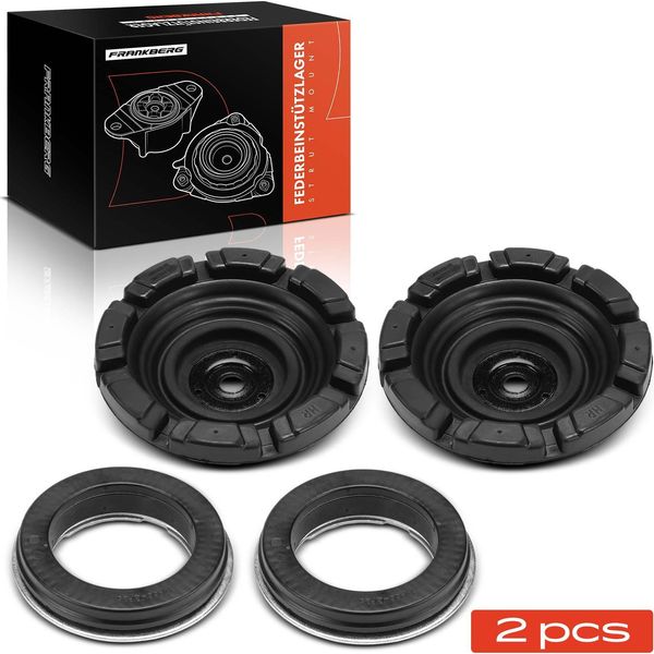 Frankberg 2X Cuscinetto Di Supporto Del Montante Per Piattaforma Vw Transporter V/Telaio Bus Multivan V-image
