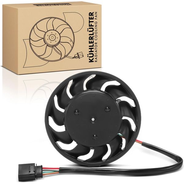 Frankberg 1X Radiatore Motore A Ventola Singola Senza Telaio Ventola Radiatore Porsche 718 Cayman 718 Boxster 982 2.0L-4.0L-image