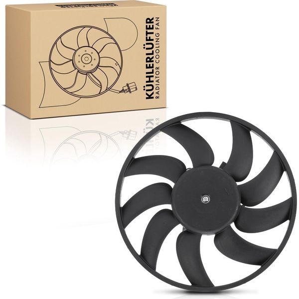 Frankberg 1X Ventola Di Raffreddamento Motore Singola Senza Telaio Ventola Radiatore Audi A4 8K B8 A5 8T A6 A7 Q5-image