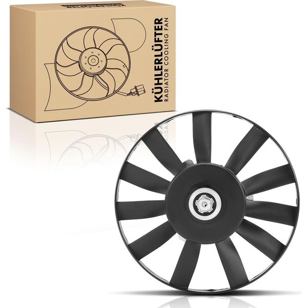 Frankberg 1X Ventola Di Raffreddamento Motore Ventola Singola Senza Telaio Ventola Radiatore Vw Golf Iii 1H1 Variant 1H5 Vento 1H2-image