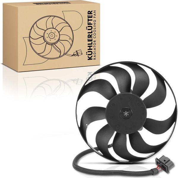 Frankberg 1X Radiatore Motore Monoventola Senza Telaio Ventola Radiatore Vw Golf Iv 1J Bora Audi A3 Tt Seat Leon-image