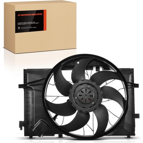 Frankberg 1X Radiatore Motore Monoventola Con Telaio Ventola Radiatore Mercedes-Benz W203 S203 S203 CL203 A/C209-image