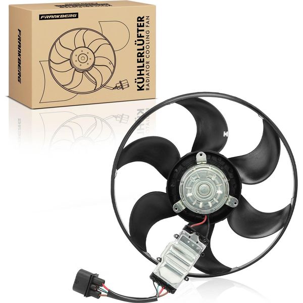 Frankberg 1X Ventola Di Raffreddamento Motore Singola Senza Telaio Ventola Radiatore Audi A6 Allroad Avant 4F2 4FH 4F5 2.0L 2004-2011-image