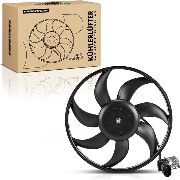 Frankberg 1X Radiatore Motore Ventola Singola Senza Telaio Ventola Radiatore Opel Corsa C X01 Combo Tigra X04-image