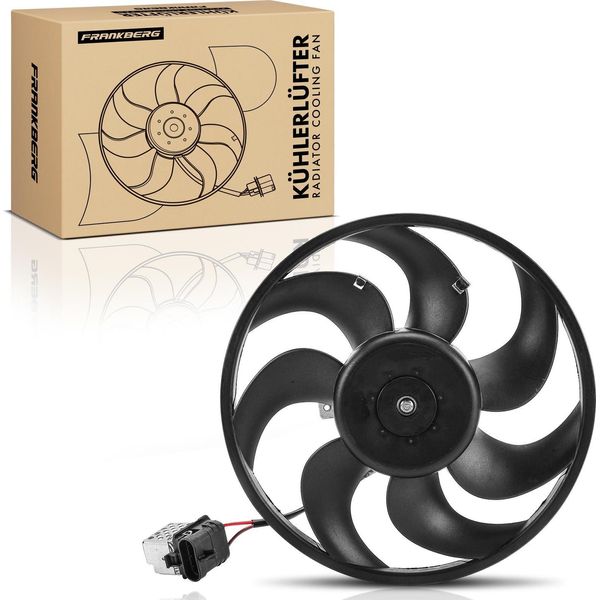 Frankberg 1X Ventola Di Raffreddamento Motore Singola Senza Telaio Ventola Radiatore Opel Astra G Cc Zafira A F75 1.7L 2.0L 2.2L-image