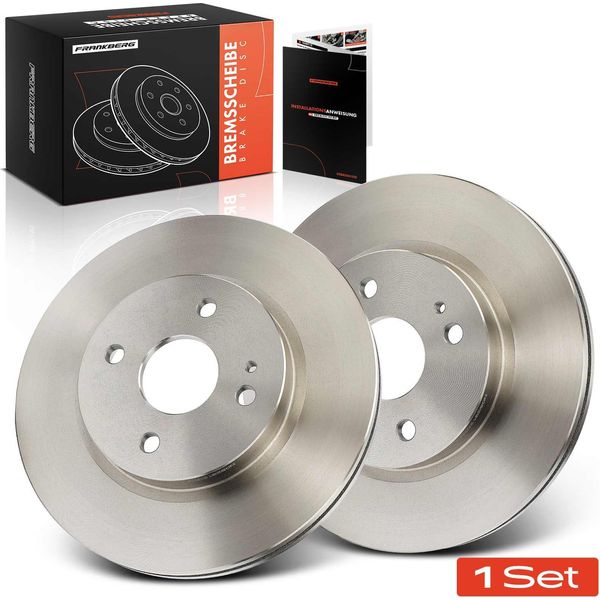 Frankberg 2X Dischi Freno Asse Anteriore Per Mazda 2 De Dh 1.4L 1.5L 1.6L 2007-2015-image