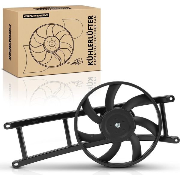 Frankberg 1X Ventola Di Raffreddamento Motore Per Fiat Panda Furgone/Hatchback 169 2003-2013-image